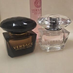 Versace Crystal Noir and Bright Crystal Perfume Duo